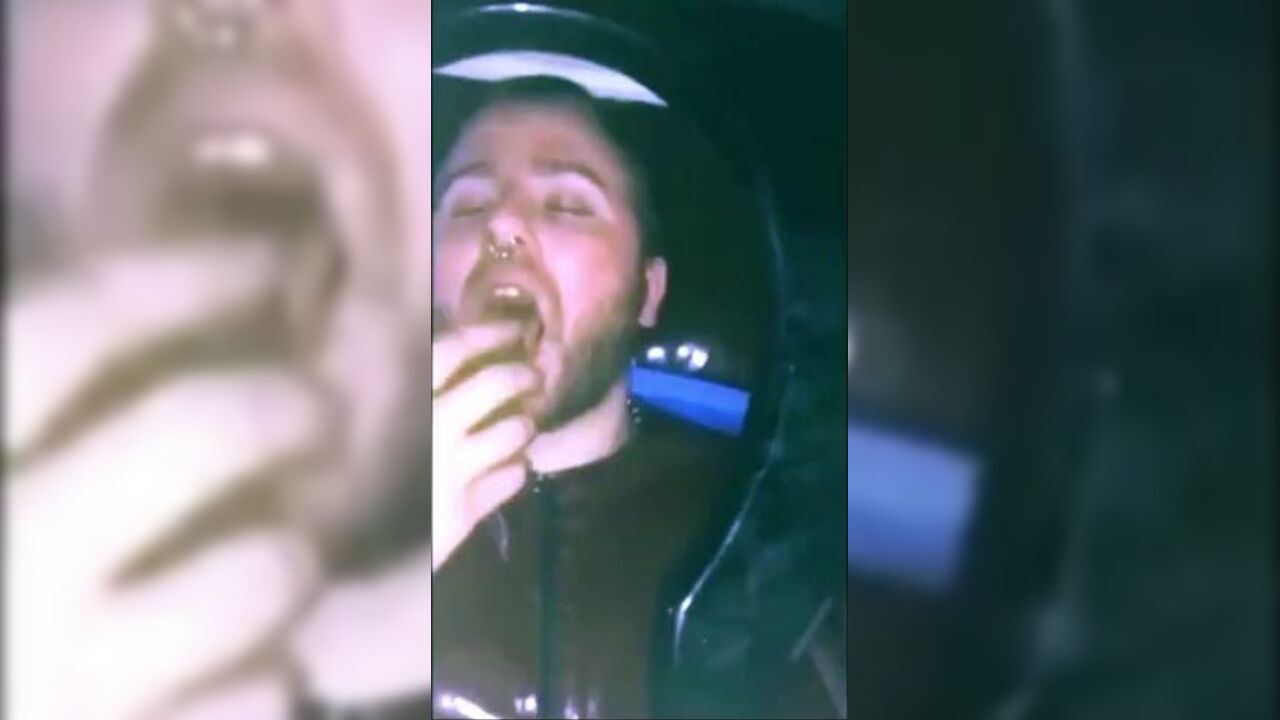 Watch this kinky guy eat his own scat like a filthy slut