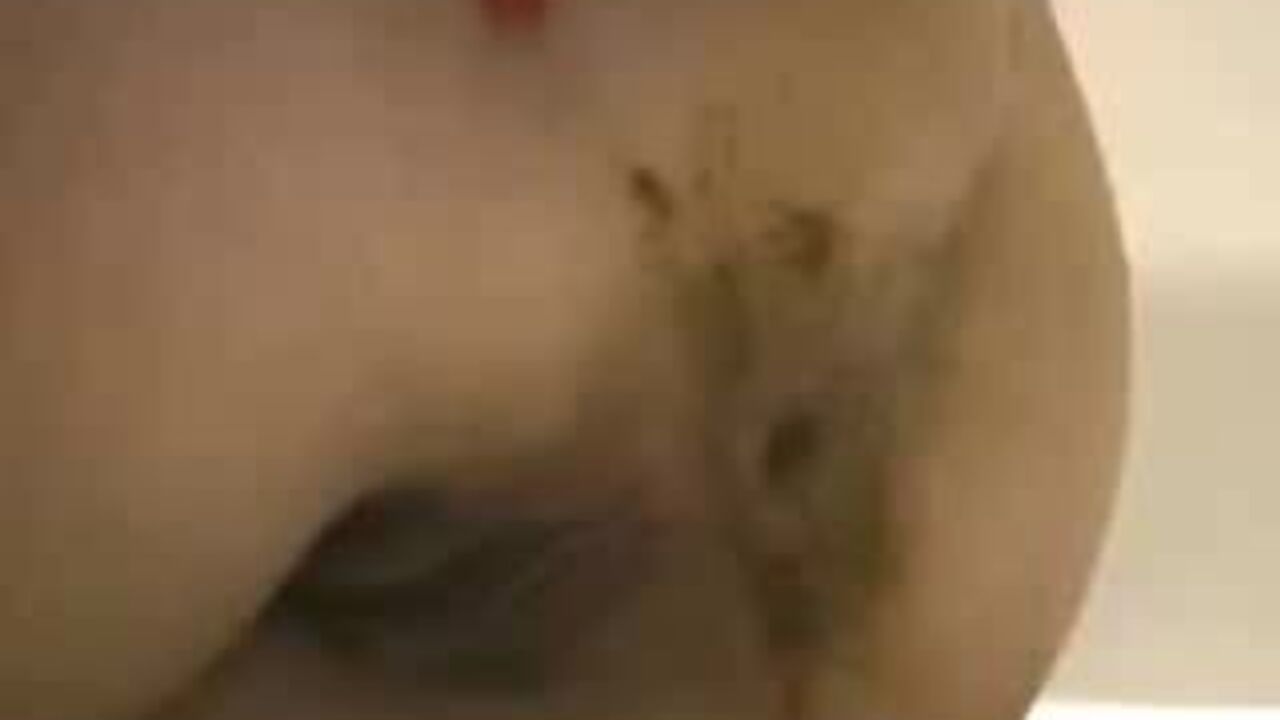 Watch this filthy slut take it all in her scat with a nice fart