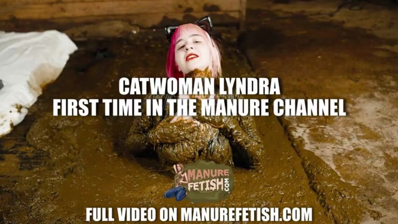 Lyndra, the farmgirl, gets filthy with scat and manure in her pussy