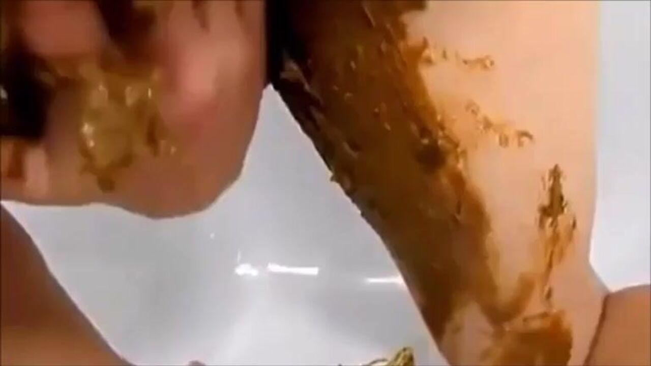 Watch this filthy slut squirt while getting off with toys and peeing