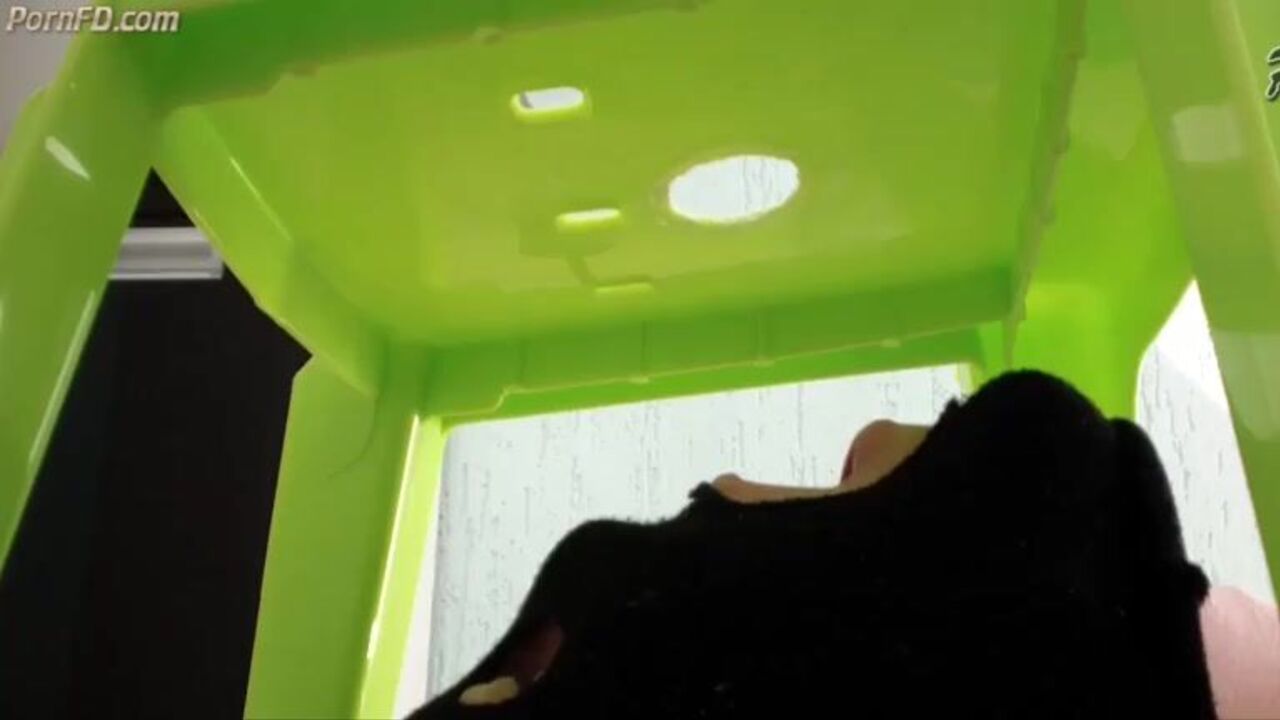 Alina's morning piss is a feast for the toilet slave's mouth and ass