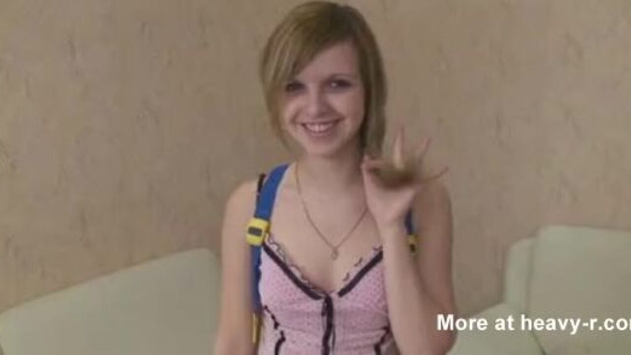 Shy teen gets filthy on the floor with scat & poop action