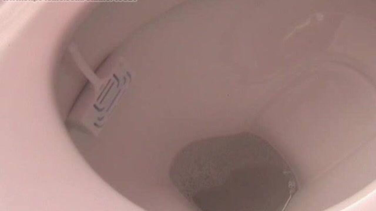 Lady goes insane while taking a load of her own filth