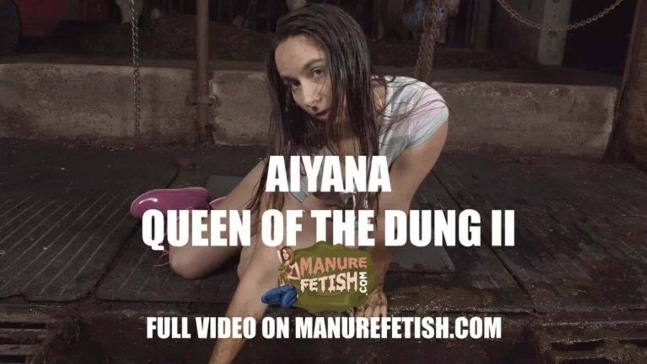 Aiyana's scat is full of dung & her mouth is dripping with it
