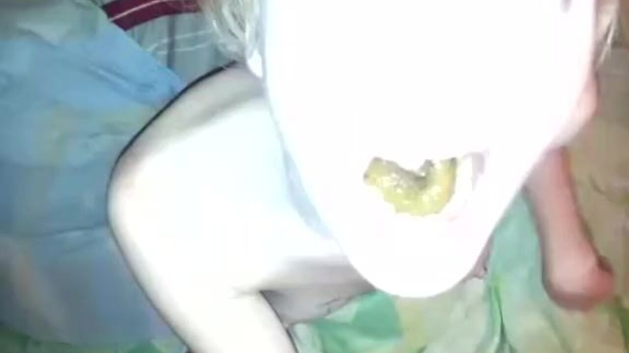 Watch this nasty slave wife suck and swallow a big dick with a filthy mouth