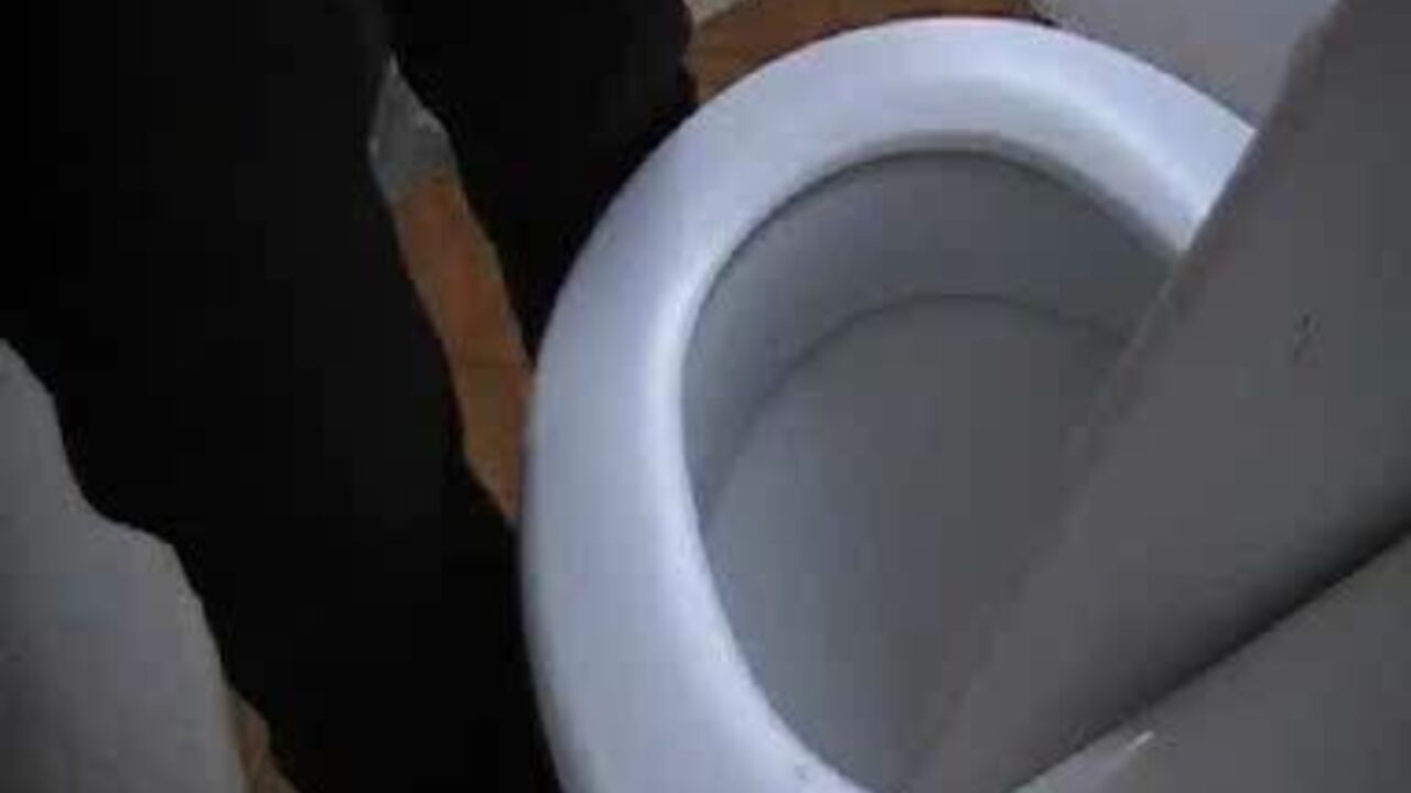 Watch this horny slut push out a juicy load in her scat video