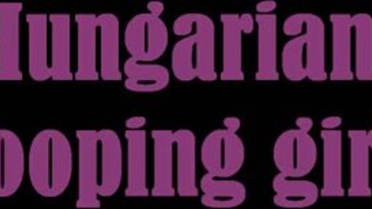 Watch how this hungarian slave gets her pussy and ass filled with pee and cum