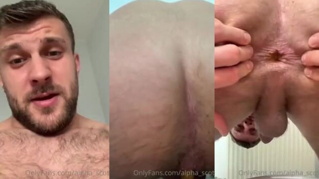 Watch as Scottish Alpha Shitting goes wild in his solo pooping session