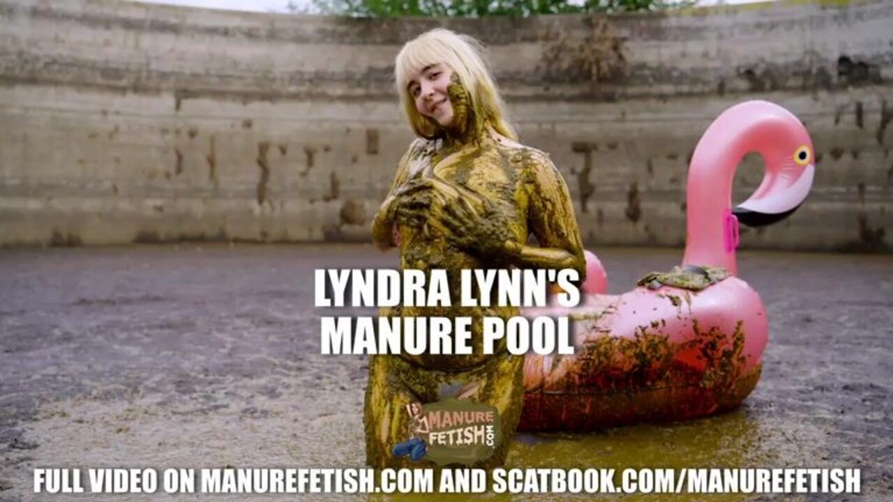 Lyndra Lynns Manure Pool swims in scat like a pro