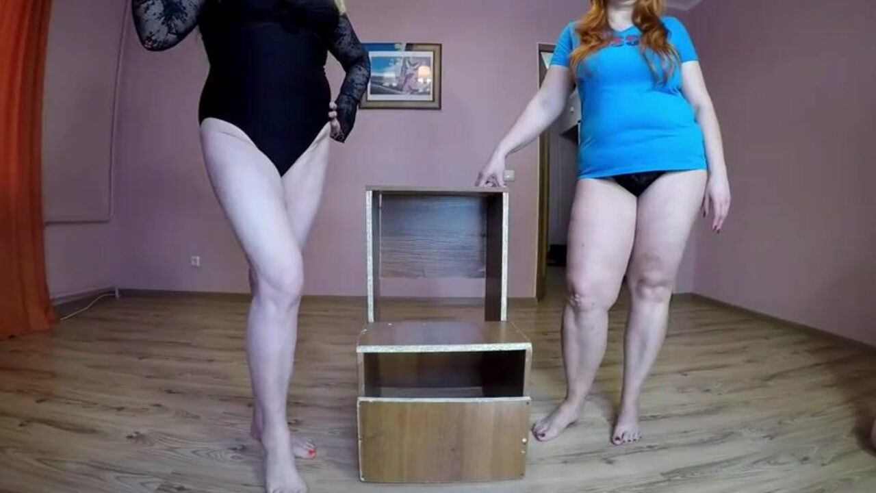 Get ready for a wild ride as two mature sluts share a piece of their own filth