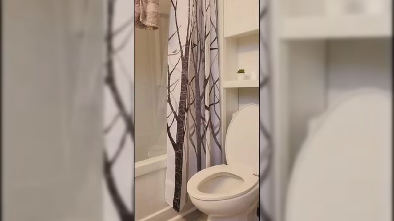 Young camper can't resist dirty boy's filthy toilet play