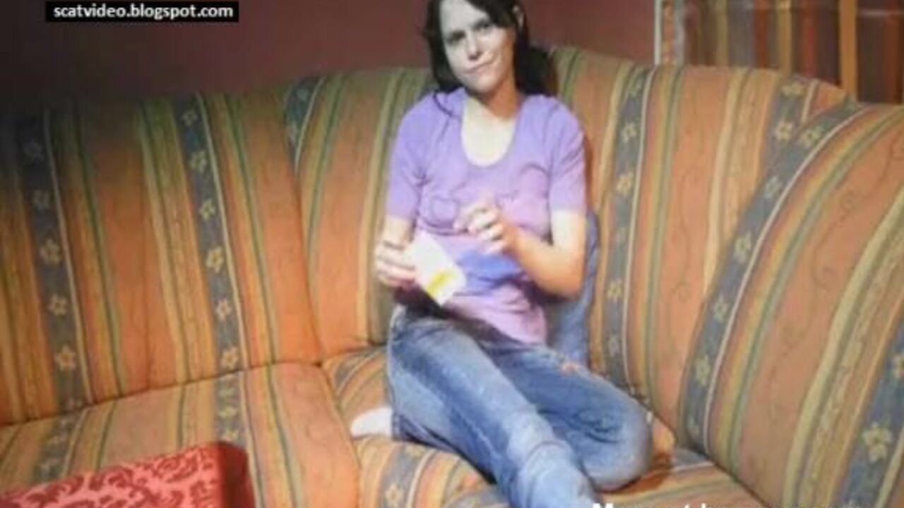 Teen gets her ass and pussy filled with piss & scat during a wild solo play