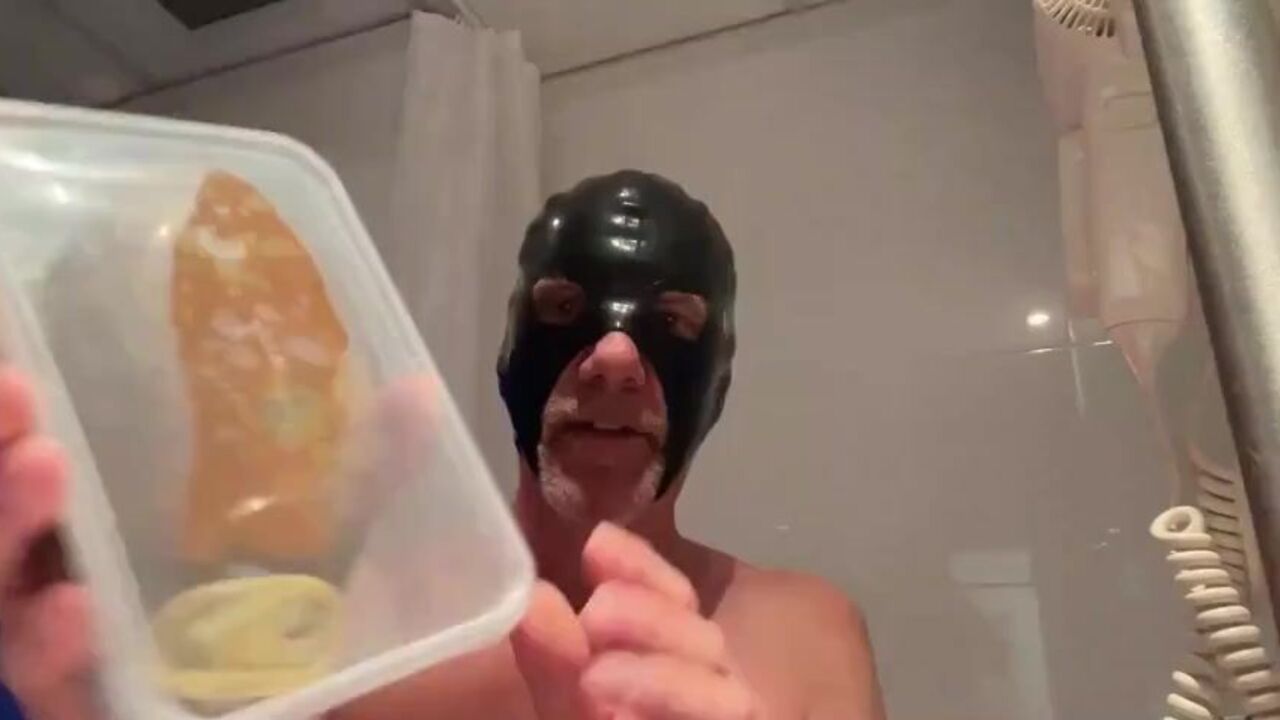 Watch as filthy scat gets fed and fed again and again by a lucky dude