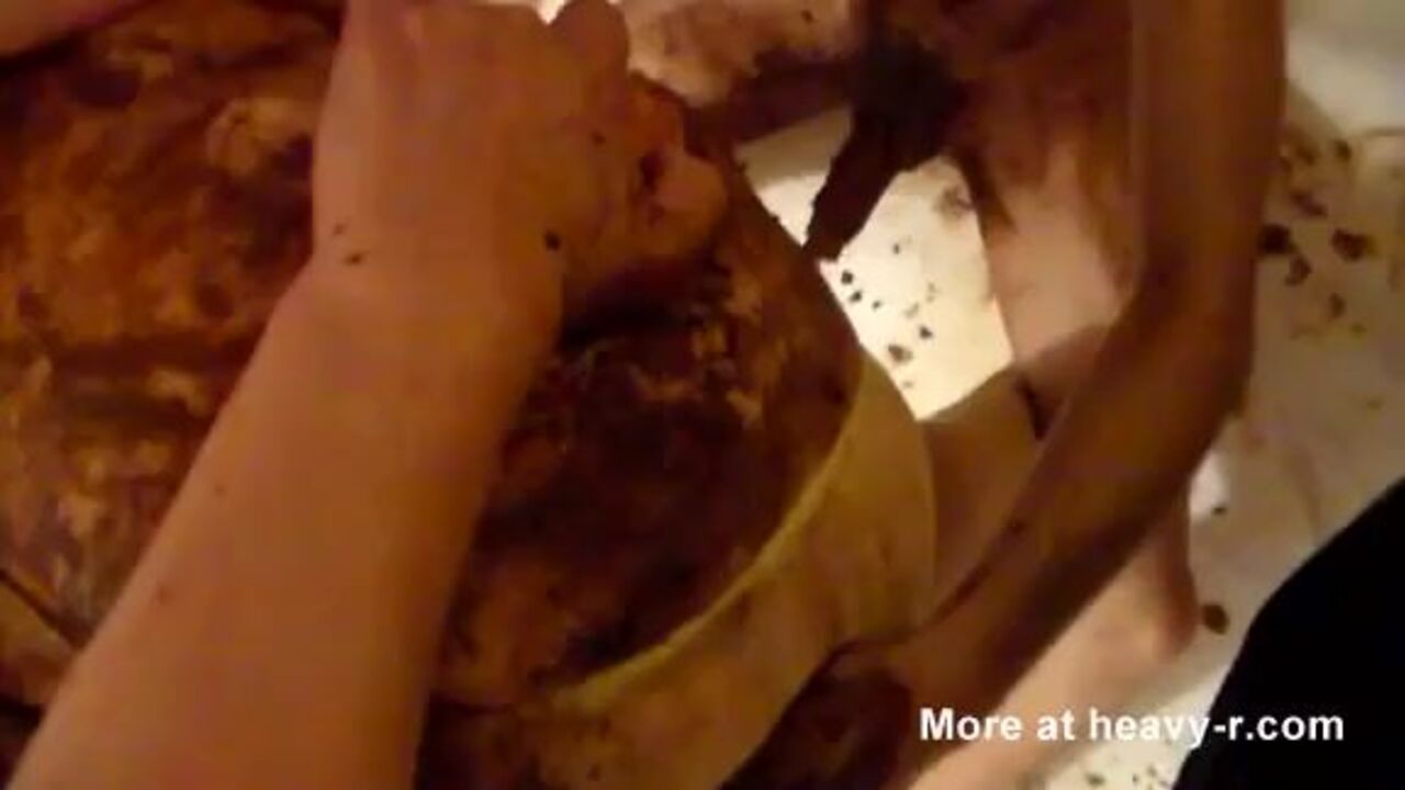 Watch pathetic scat porn video of a slut who can't take it anymore