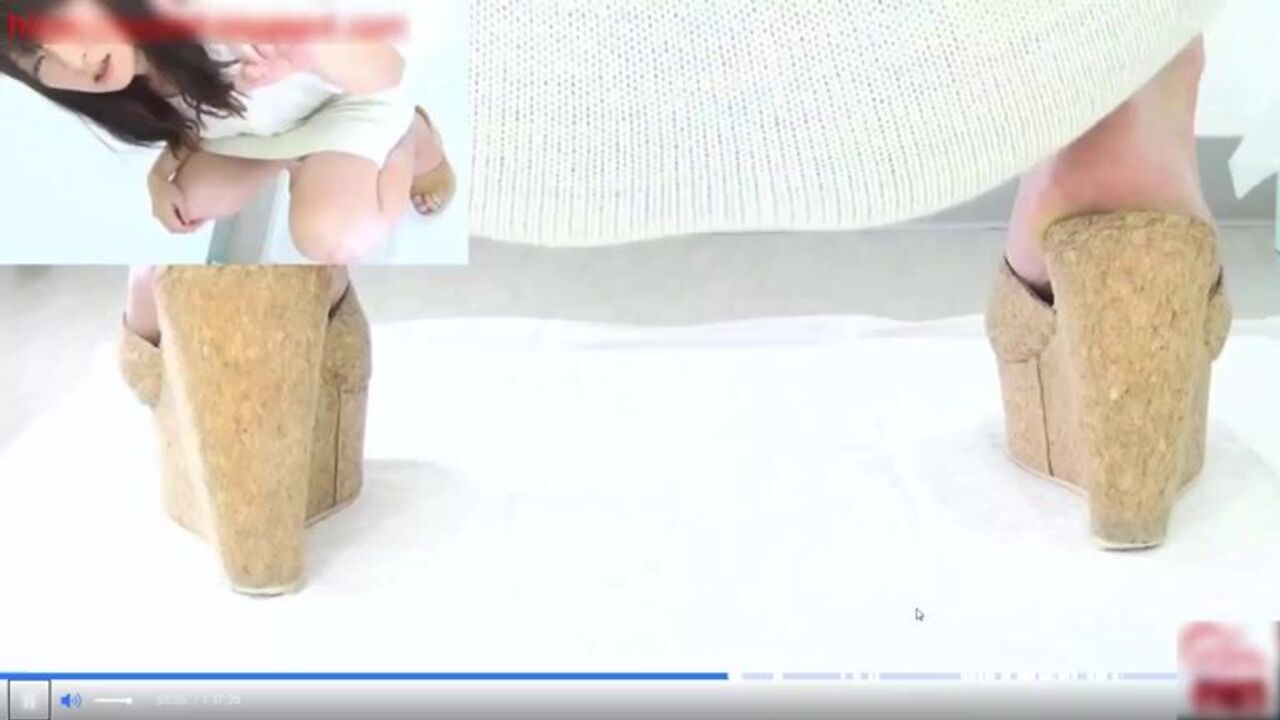 Watch these two kinky slaves struggle to pooped out their constipated pussies