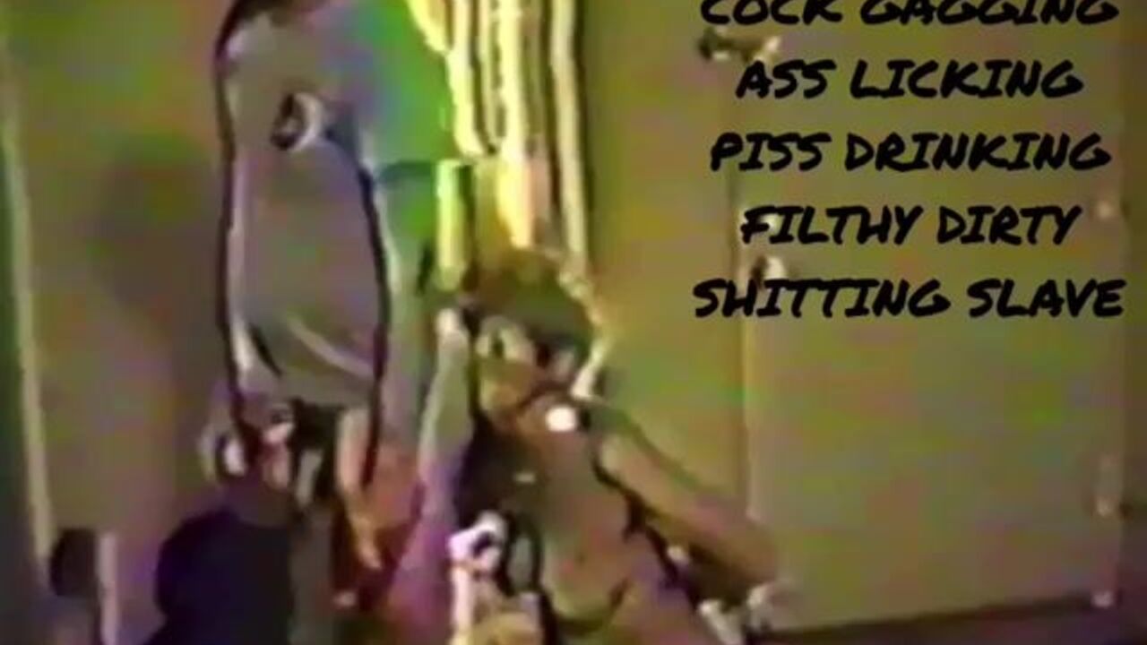 Vintage VHS compilation of sluts getting their pussies licked, drenched in piss, and swallowing their own filth
