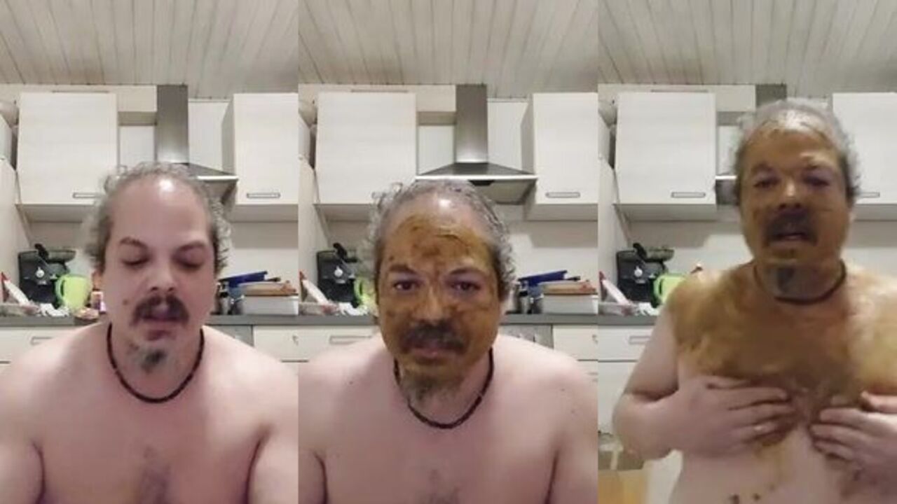 Watch this filthy scat porn video with a hot and heavy ass-slapping and swallowing action!