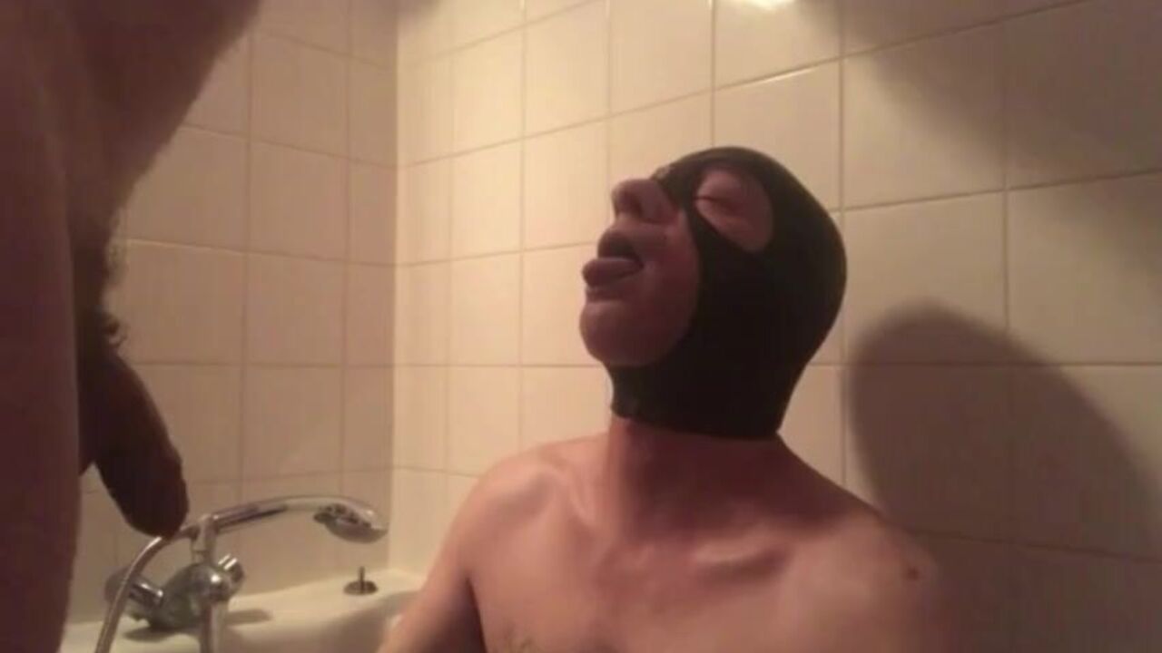 Watch this hot chick get drenched in her own jizz after getting a taste of her own piss