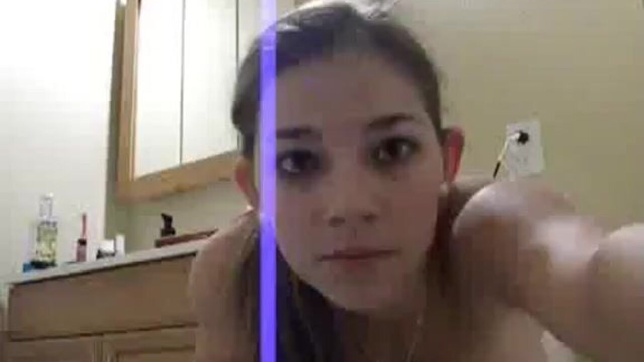 Watch this kinky amateur angel get her scat stuffed by a perverted man