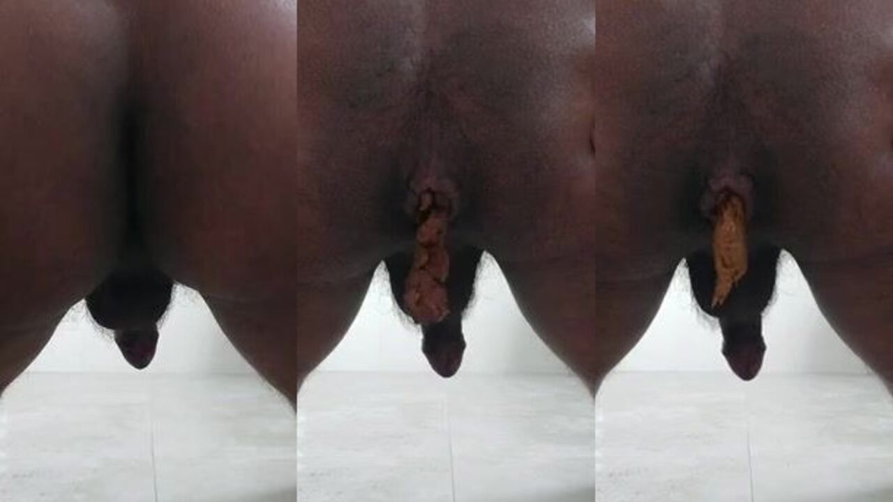 I wake up to a filthy load in my ass - Pooping, anal scat and scatting for my horny roommate