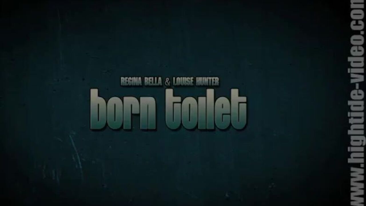 Louise Hunter & Regina Bella's kinky eating session - born to toilet