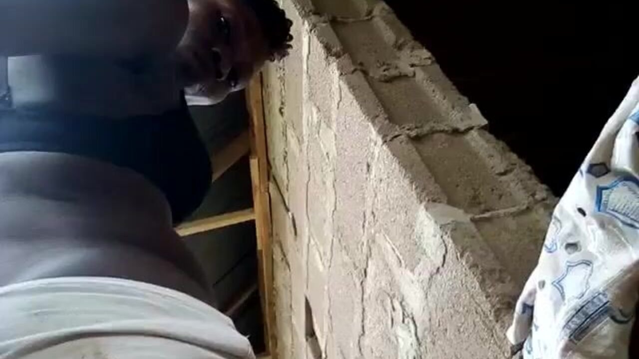 Watch this stunning ebony slut unload her load in her panty