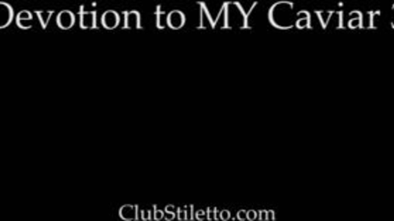 Devotion to my Caviar: A wild scat porn video with a hot slutty slave