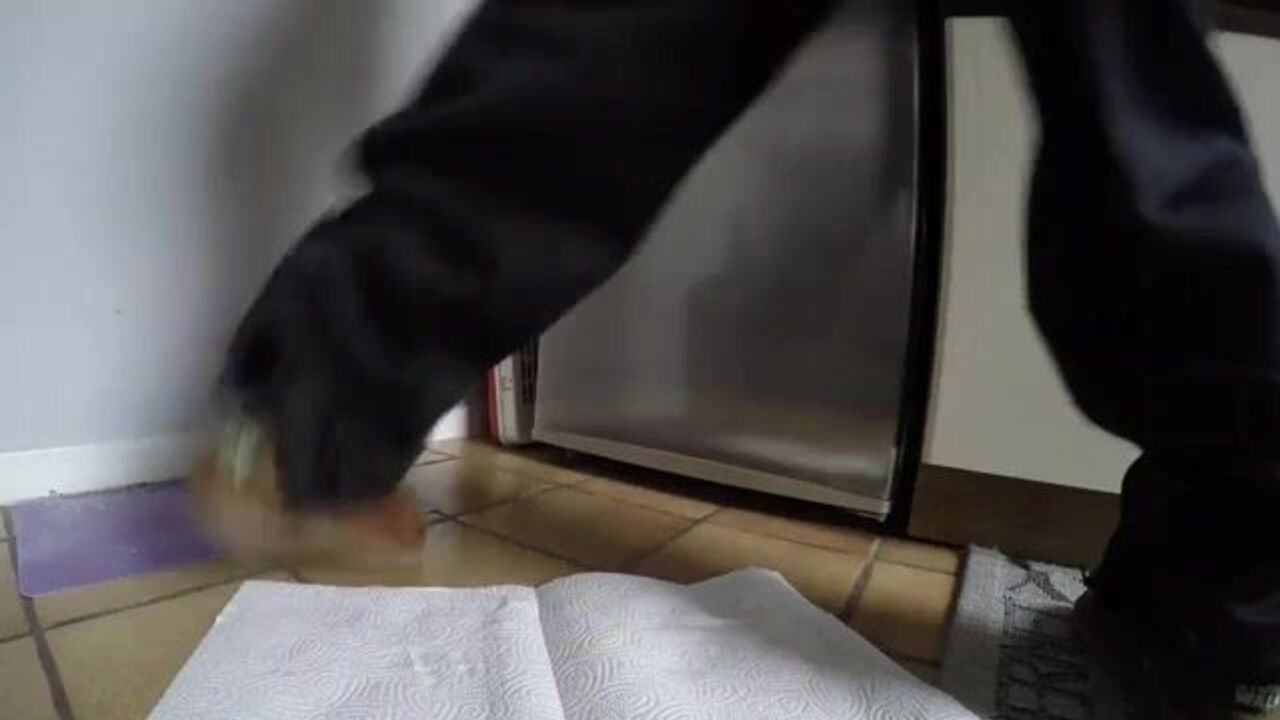 Watch this kinky porno as a constipated woman gets hard poop in her pussy