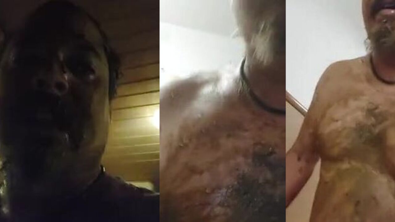 My scat porn is full of filthy crap outside my apartment