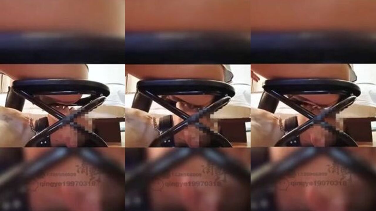 Watch as this hot scat slave gets fed and fed on leash