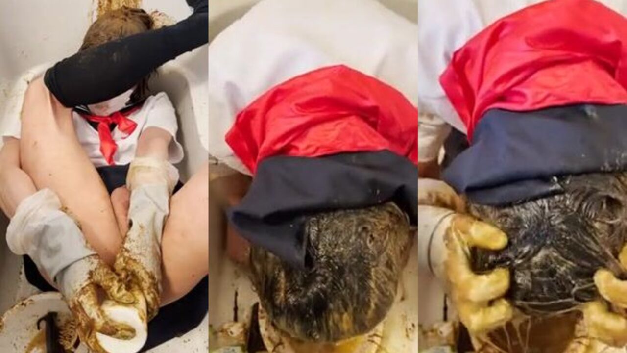 Part 7: Asian Crossdresser's Shitty Shampoo - A Scat-Porn Cosplay Adventure