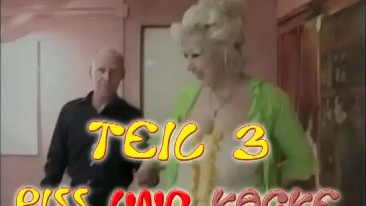 Watch GILF SCHEISSEN and her slutty friend PISSED in this scat porn video