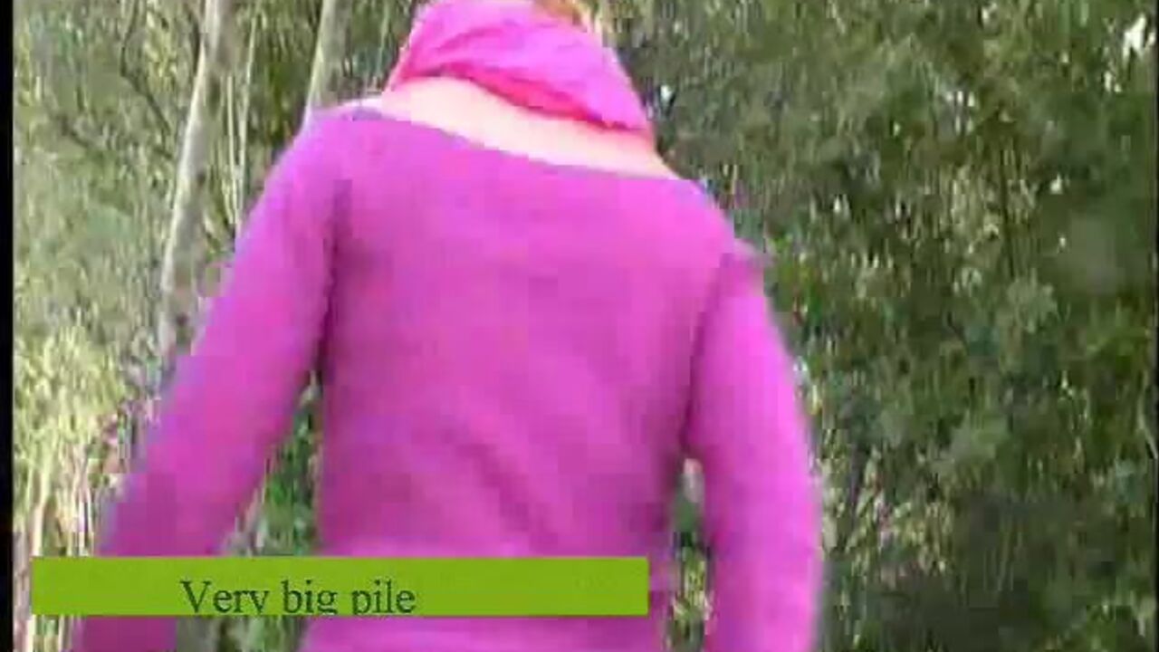 Wild woods sex with a filthy scat girl