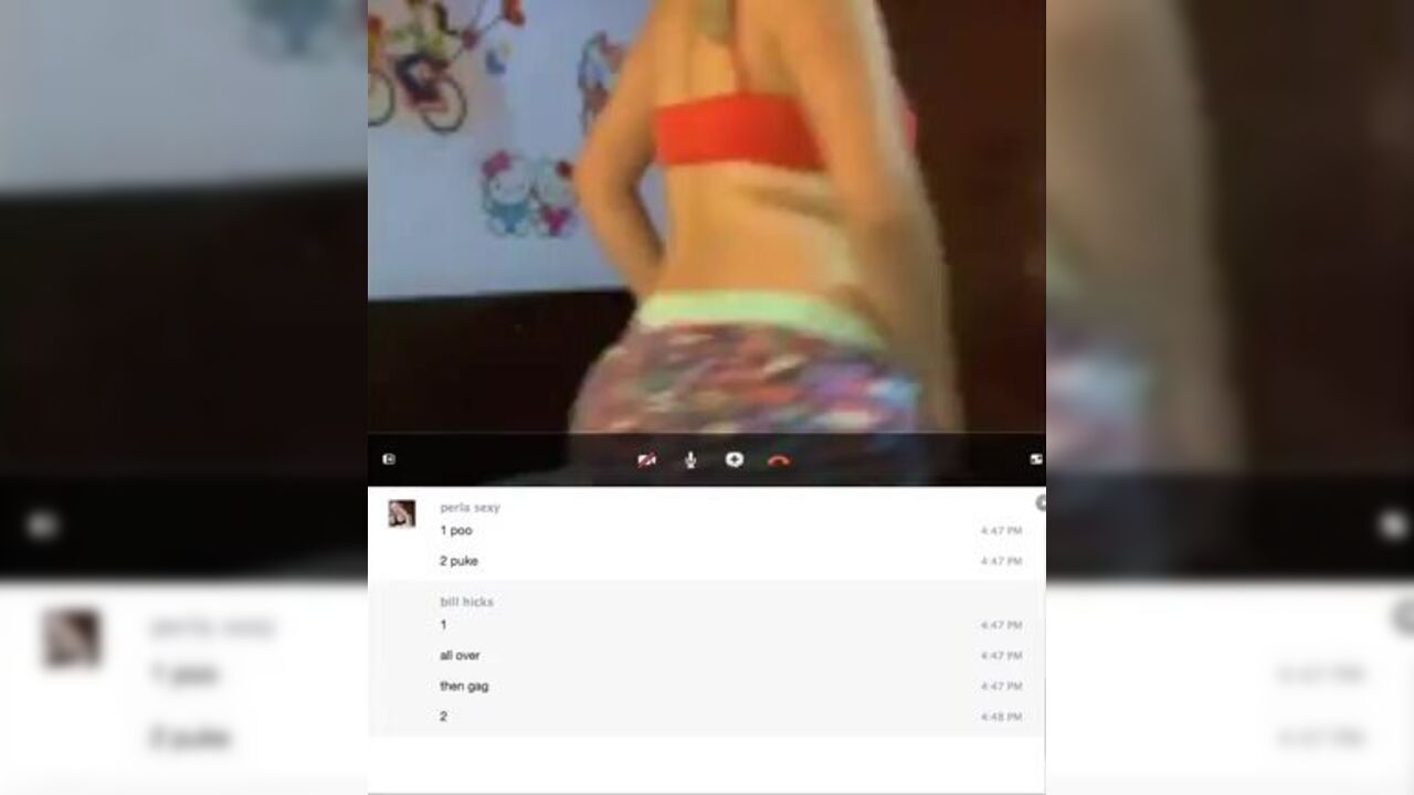 Latina slave gags on skype and eats her own filth