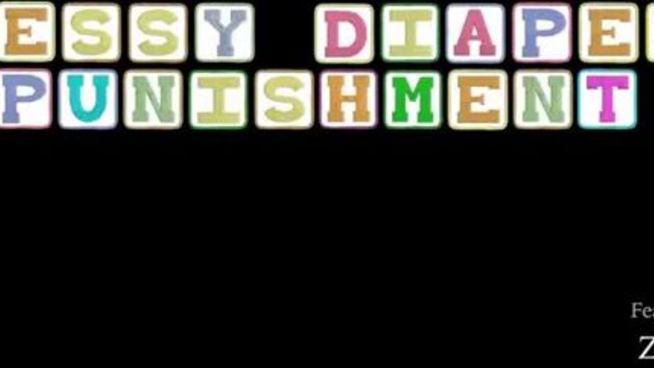 Watch Zayda's dirty diaper changing antics in scat porn video