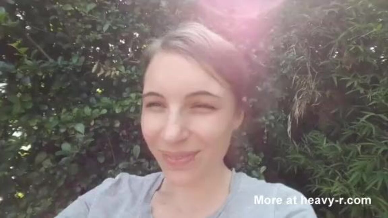 Watch this hot teen girl get her scat wet and dirty in the great outdoors