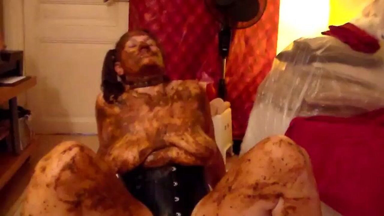 Slave gets the ultimate scat punishment with scat porn and hot sex