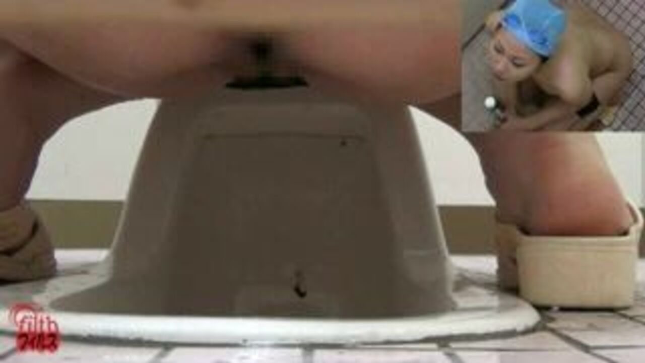 Watch these kinky Asian slaves scat and piss in this hot video of scat and poop action!