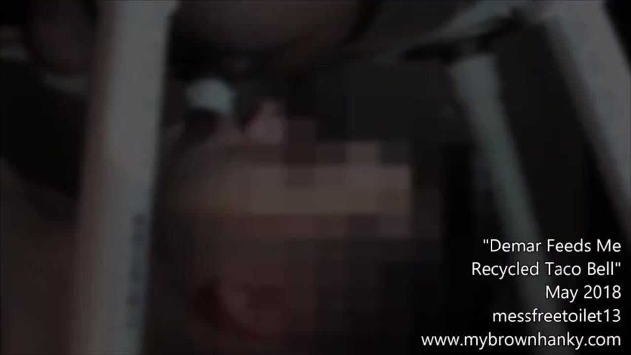 Bell bellied dude gets fed up with his own waste in this hot scat porn