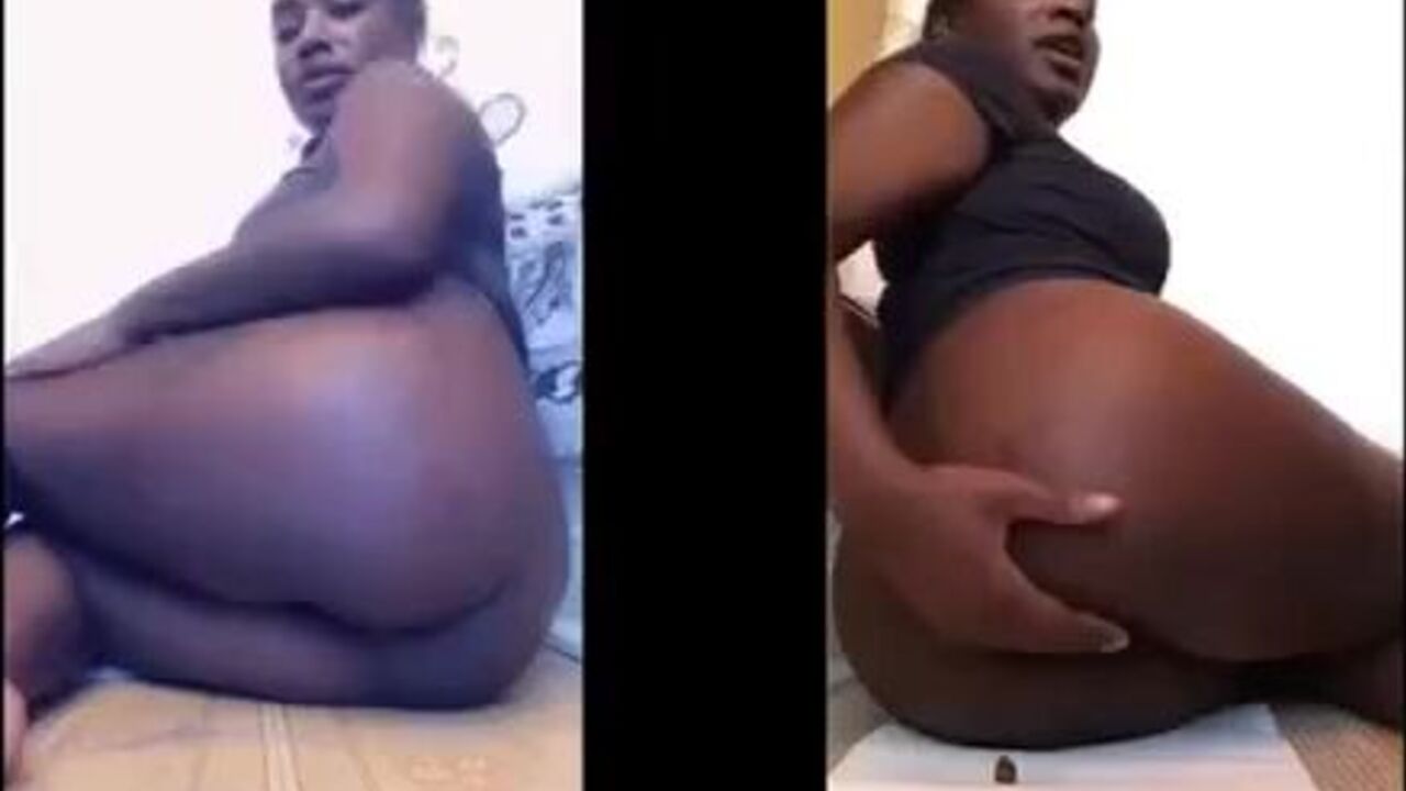 Watch this black booty get filled and drenched in scat porn