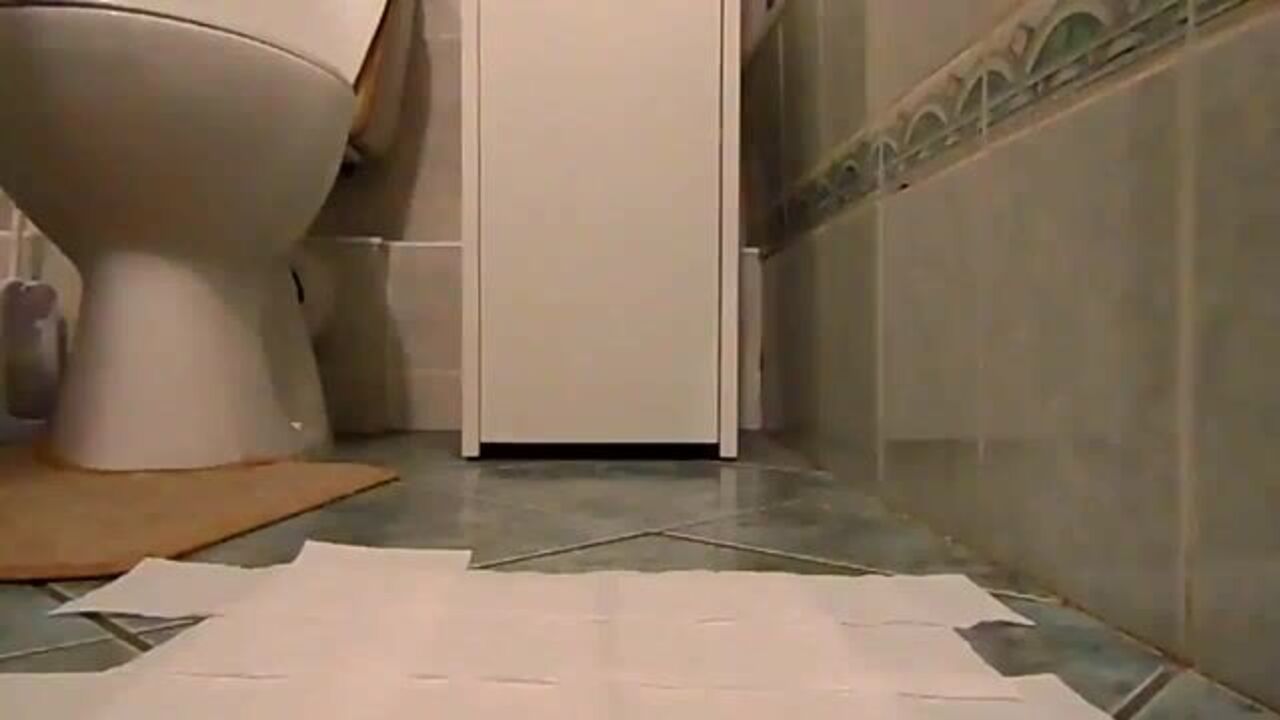 Watch these filthy women scat on the bathroom floor like there's no tomorrow