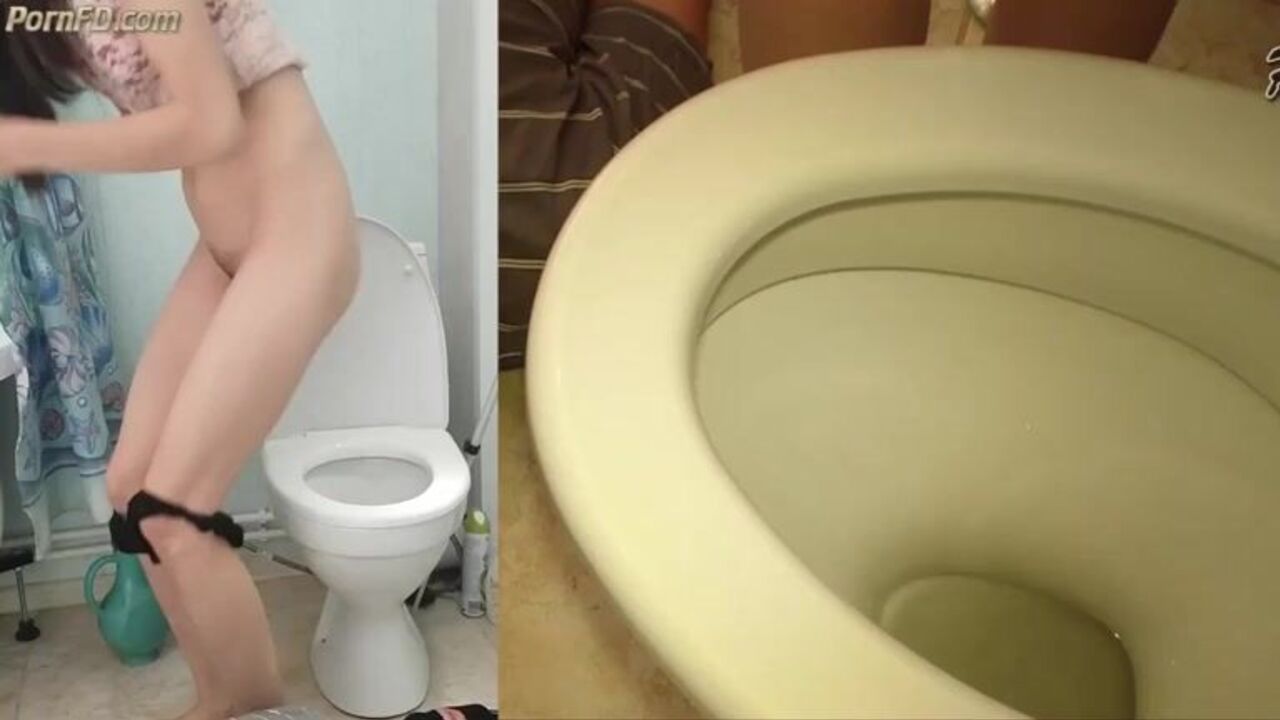 Alina's toilet-side filth: scat porn, scat slave, and scat-swallowing fun!