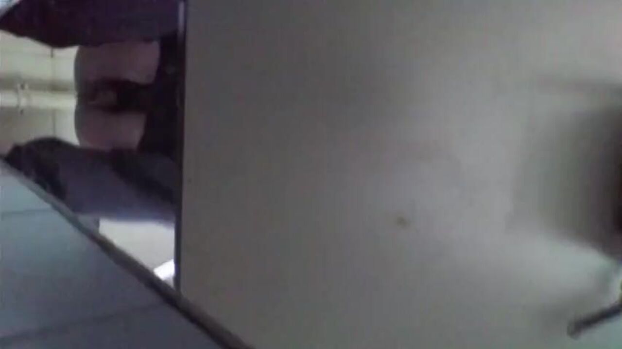 Watch this voyeuristic guy watch as his man pisses in the toilet like a pro