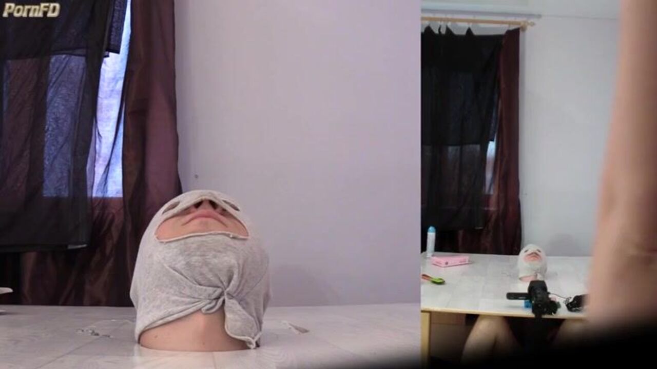 Watch as this kinky scat slave gets fed table scraps and a large load