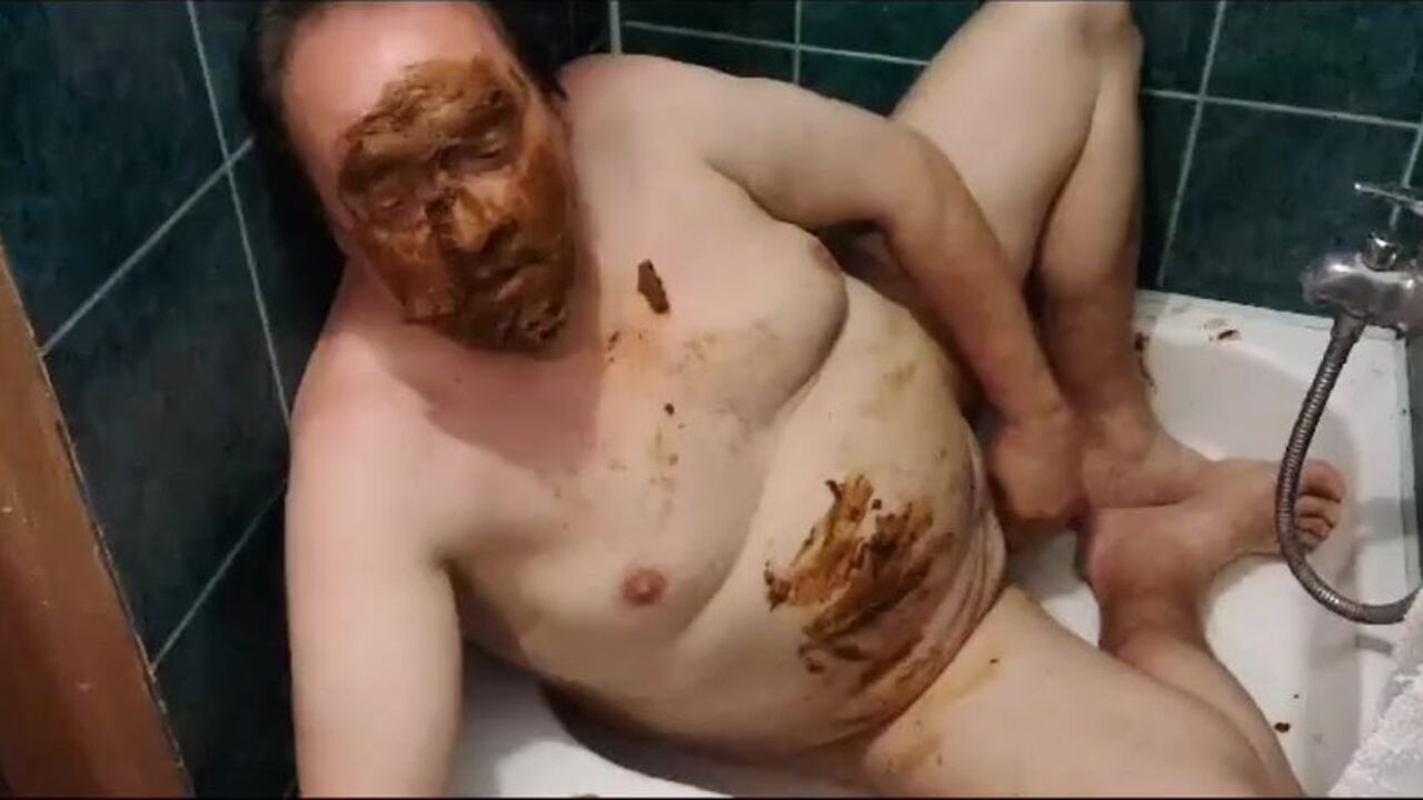 Kinky slut gets humiliated and pissed on in toilet slave video