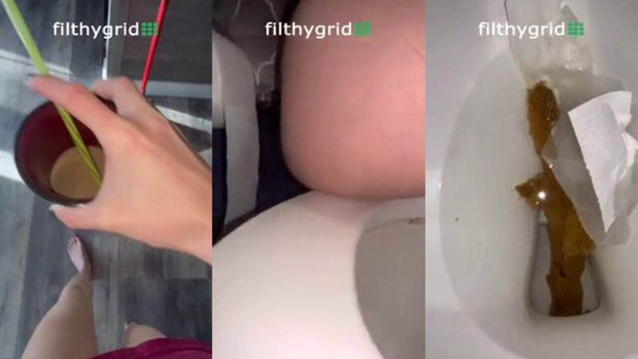 Watch as dirty porn gets pumped full of pee and jizz