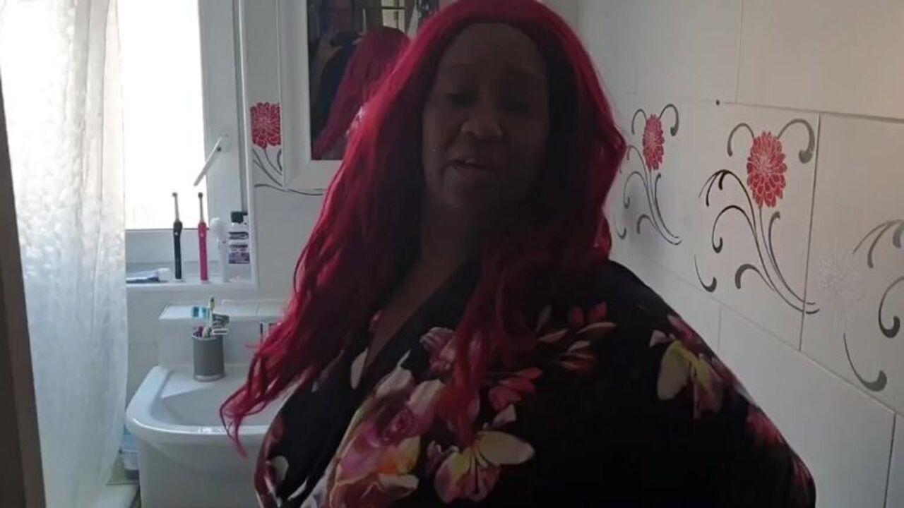 Watch this kinky ebony mistress get off on scat play and dirty talk