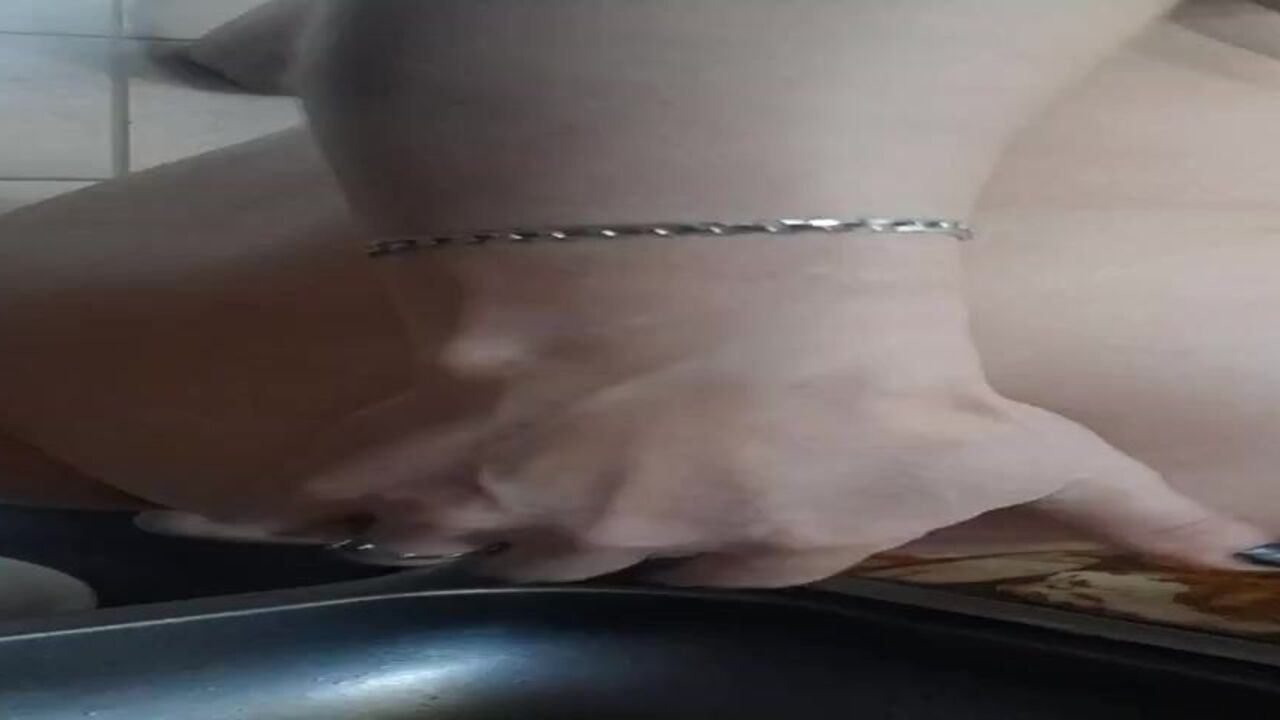 Watch this filthy girl love to smeared scat on her body