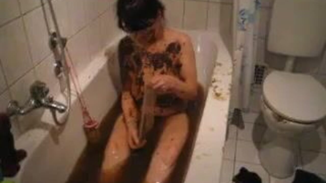 Watch this filthy scat porn video of a scat slave getting her pussy pounded in a scat porn video