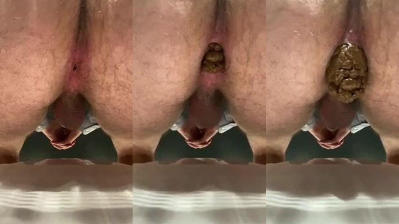 Watch this dirty slut get off on scatting in the toilet for work